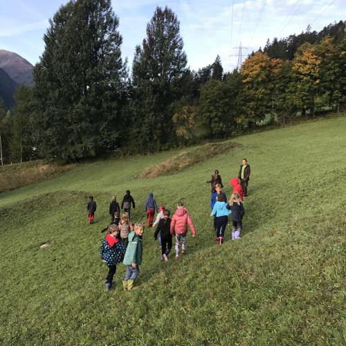 Am Weg zum Bauernhof