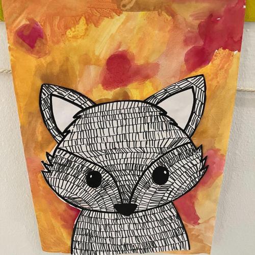 Fuchs im Herbst